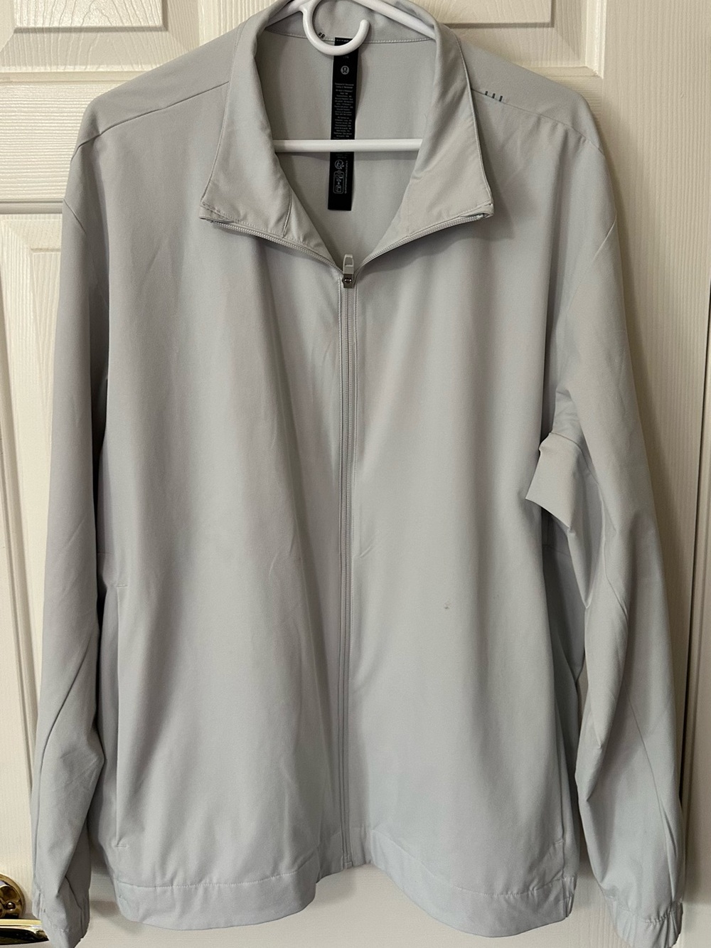 lululemon Men’s Gray Zeroed I Track Jacket Full Zip XXL